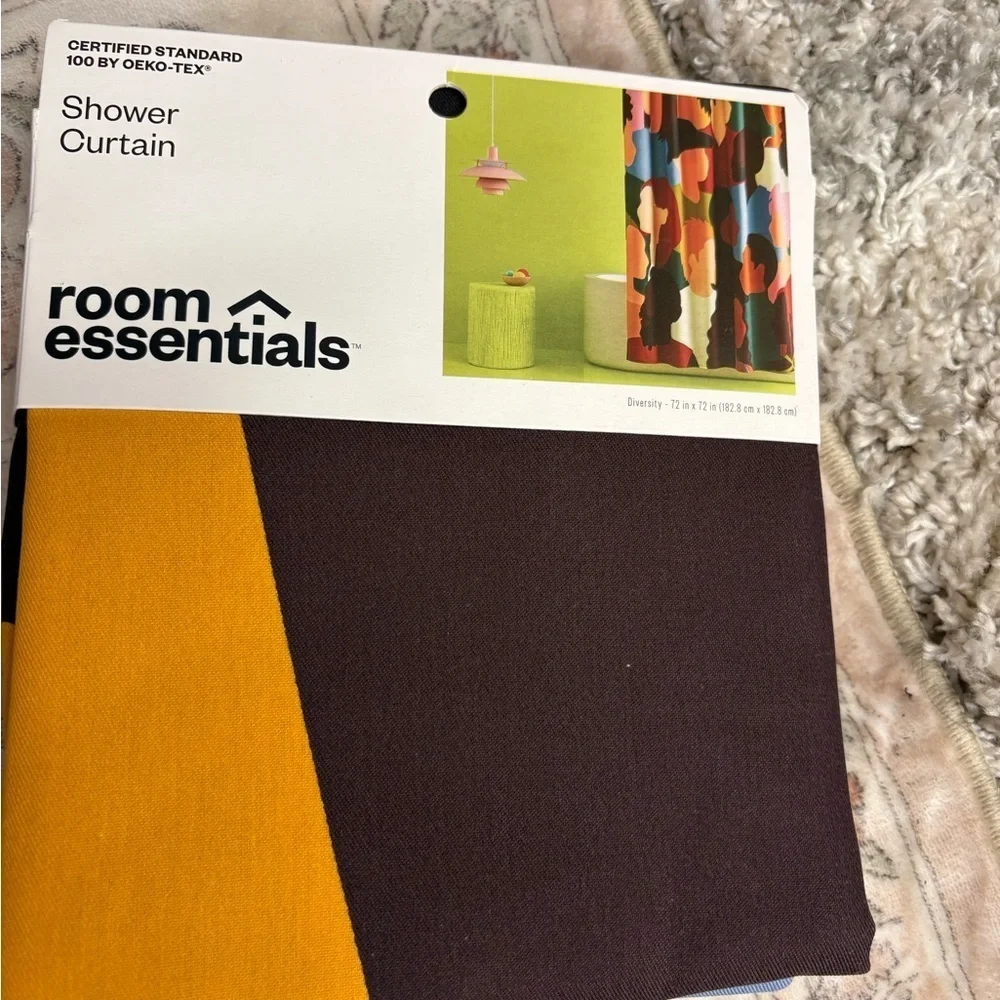Room Essentials Multicolor Shower Curtain